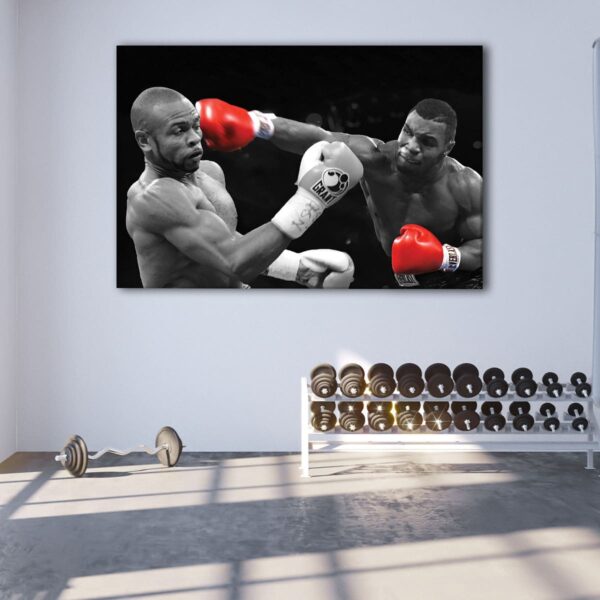 1 panels mike tyson boxing canvas art