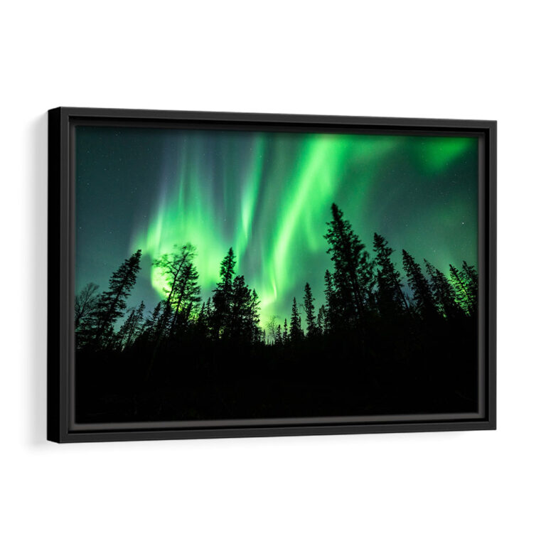 Aurora Borealis Wall Art | Northern Lights Print | Canvas Art Bay