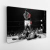muhammad ali knockout stretched canvas