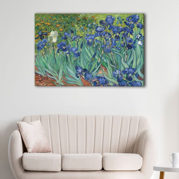 1 panels Irises canvas art