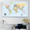 atlas push pin world map canvas