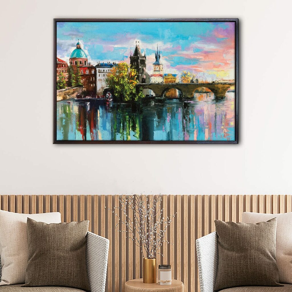 Charles Bridge Canvas Art | Prague Bridge Print | Canvas Art Bay