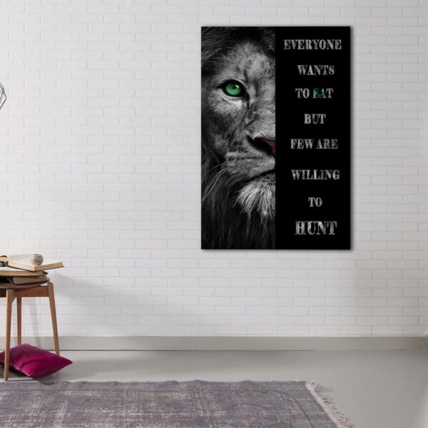 lion quote wall decor