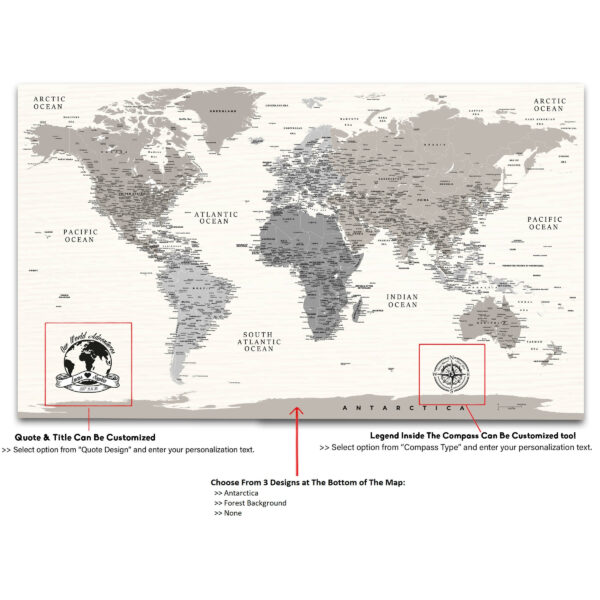 Farmhouse world map detailed