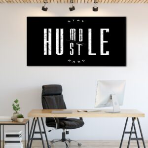 hustle hard canvas
