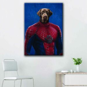 spider pet portrait canvas art