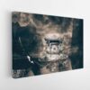 chinese temple fantasy stretched canvas