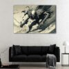 1 panels the shadow of death canvas art