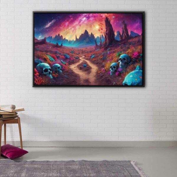 death valley floating frame canvas