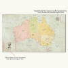Classic Australia map detailed