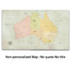 Classic push pin Australia map no quote