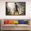 assassins creed odyssey floating frame canvas