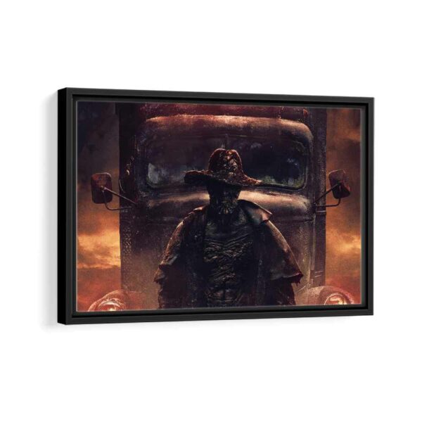 jeepers creepers framed canvas black frame