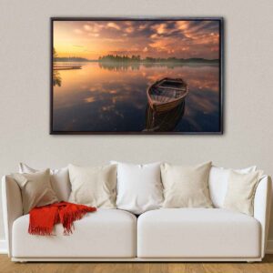 lake ringerike floating frame canvas